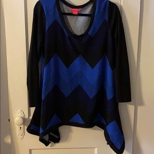 Sunny Leigh asymmetrical hem tunic